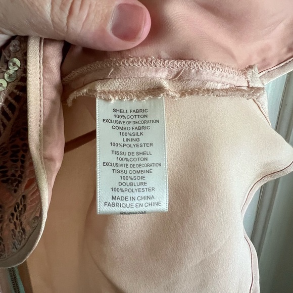 Rebecca Taylor Silk and Sequin Blouse size 0 - Picture 4 of 7